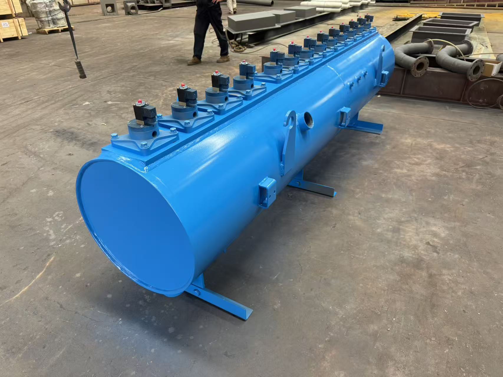 Tangki Udara Khusus kanggo Alstom Optipow 135 Pulse Valve
